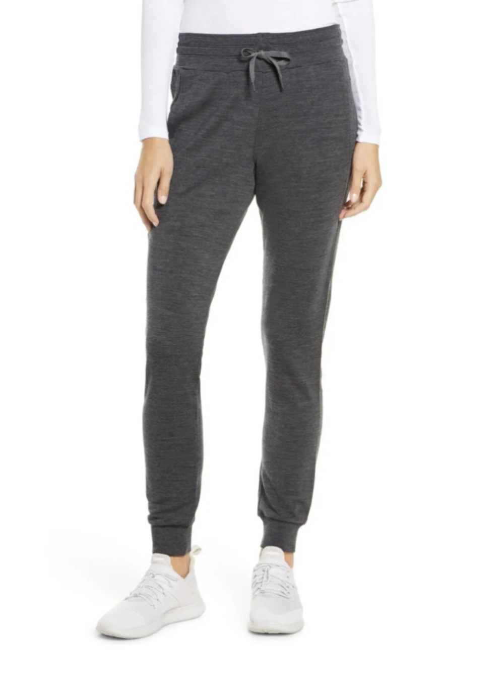 Icebreaker Wool Jogger Pants Women’s Size M Gray Base layer